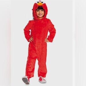 Sesame Street Elmo Red Furry Kids Costume